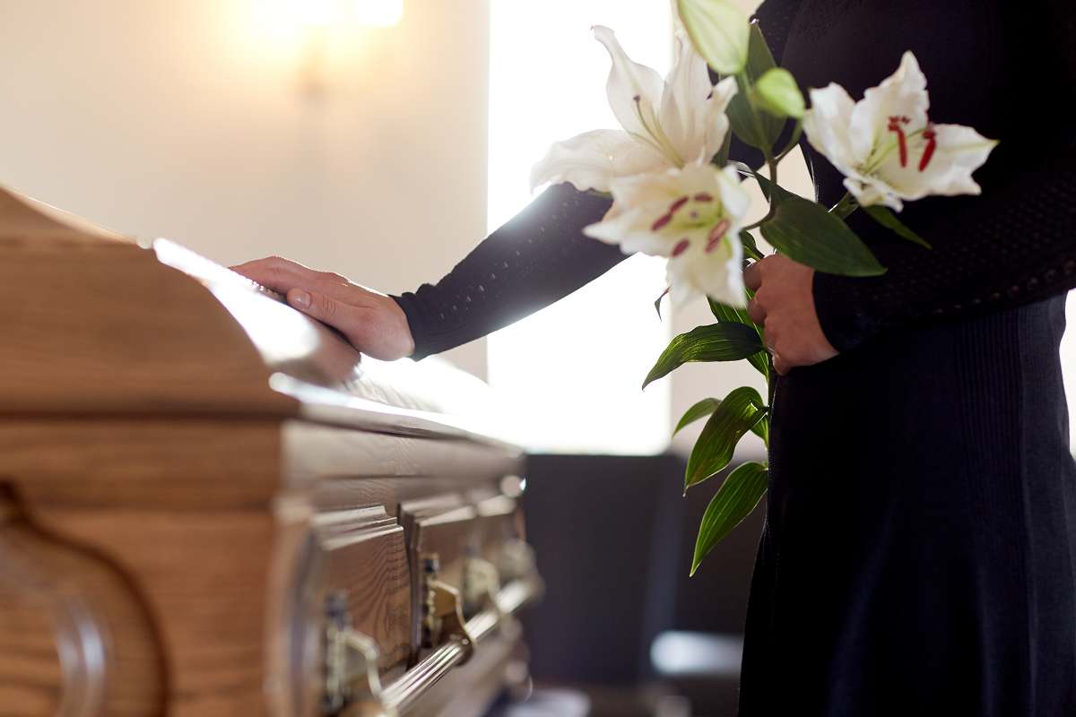Adobe Stock image - a casket