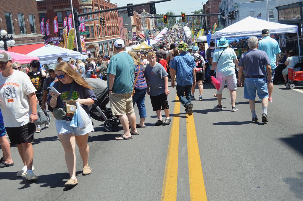 Many people think this was the biggest crowd ever for the Beer Cheese Festival, which is in its 17th year.
