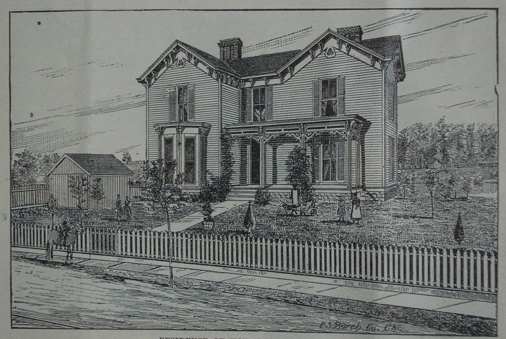 Haggard House in the Handbook of Clark County and the City of Winchester (1889).