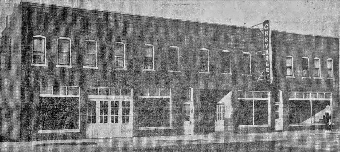 Harrod-Early Chevrolet moved into 16 East Broadway in 1935. The building was erected around 1895 and razed by the city in 2022. (Winchester Sun)
