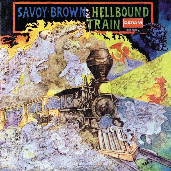 Album cover: 'Hellbound Train' (Savoy Brown)