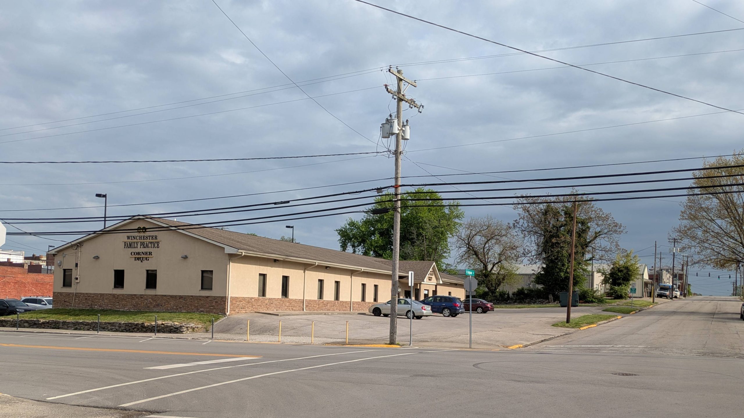 The corner of E. Broadway and N. Highland stree