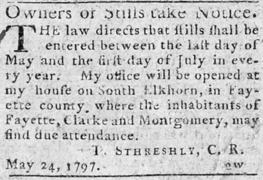 The Whiskey Rebellion in Clark County