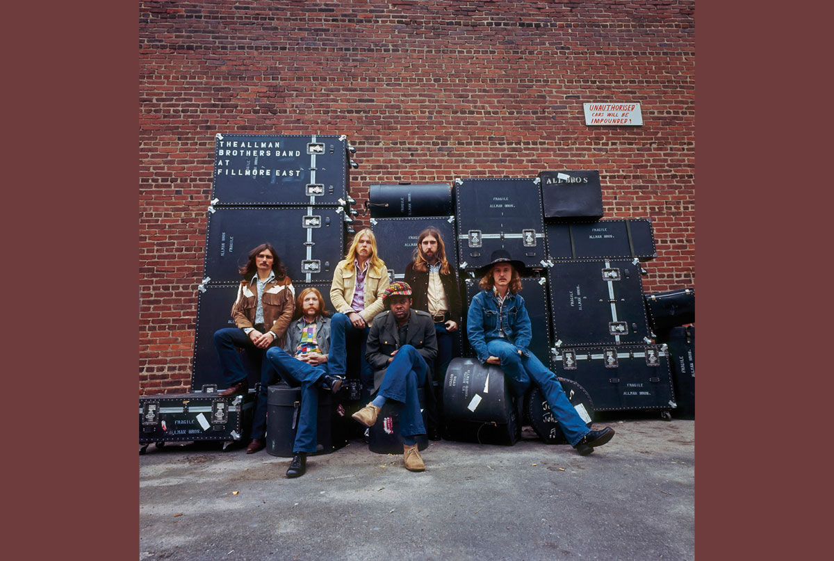 Album cover: Allman Brothers, "At Fillmore East"