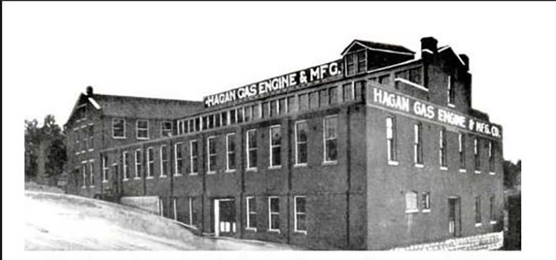 The Hagan Factory in Winchester, sometime around 1910.