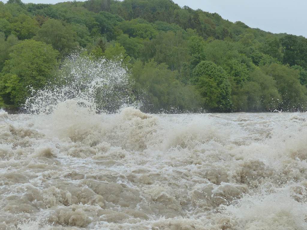 Flood waters